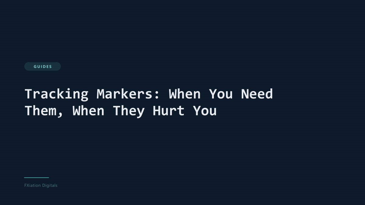 Tracking Markers: When You Need Them, When They Hurt You